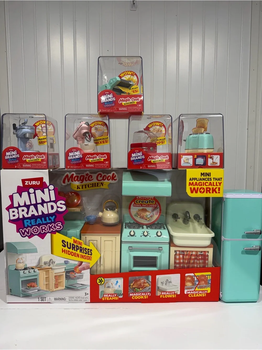 Zuru Mini Brands Kitchen Magic Cook Really Works Miniature Bundle With 6 More